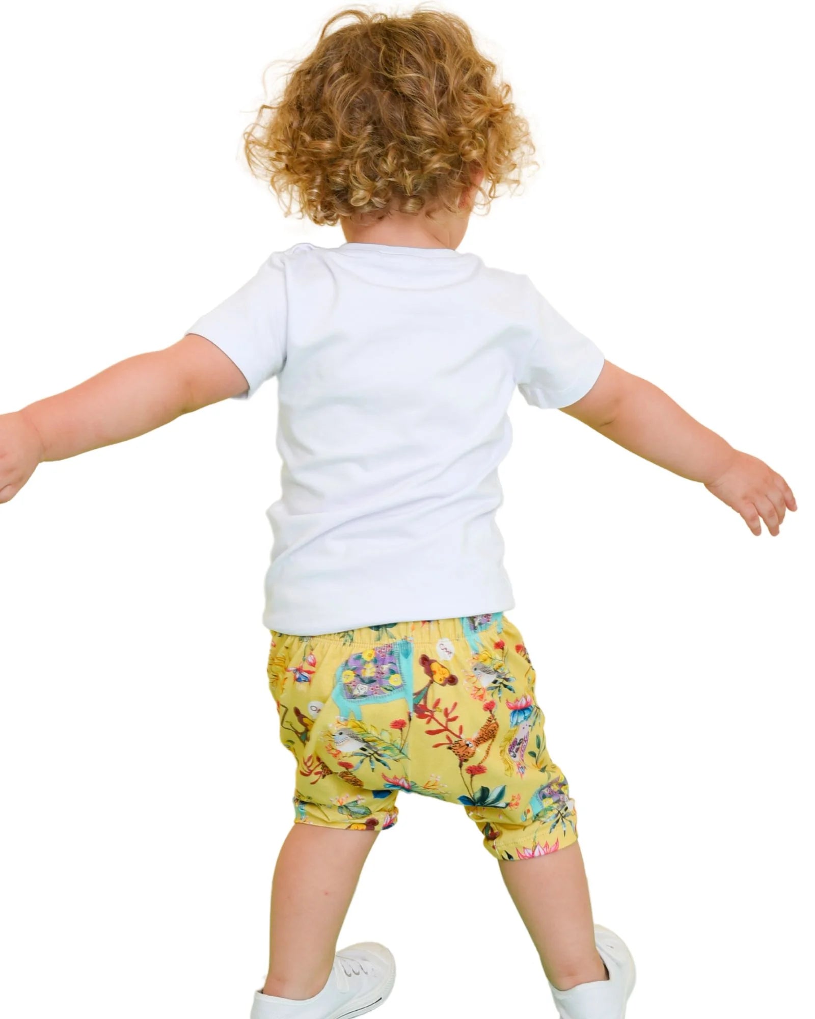 Shorts Estampado Amarelo - Loja Minicute