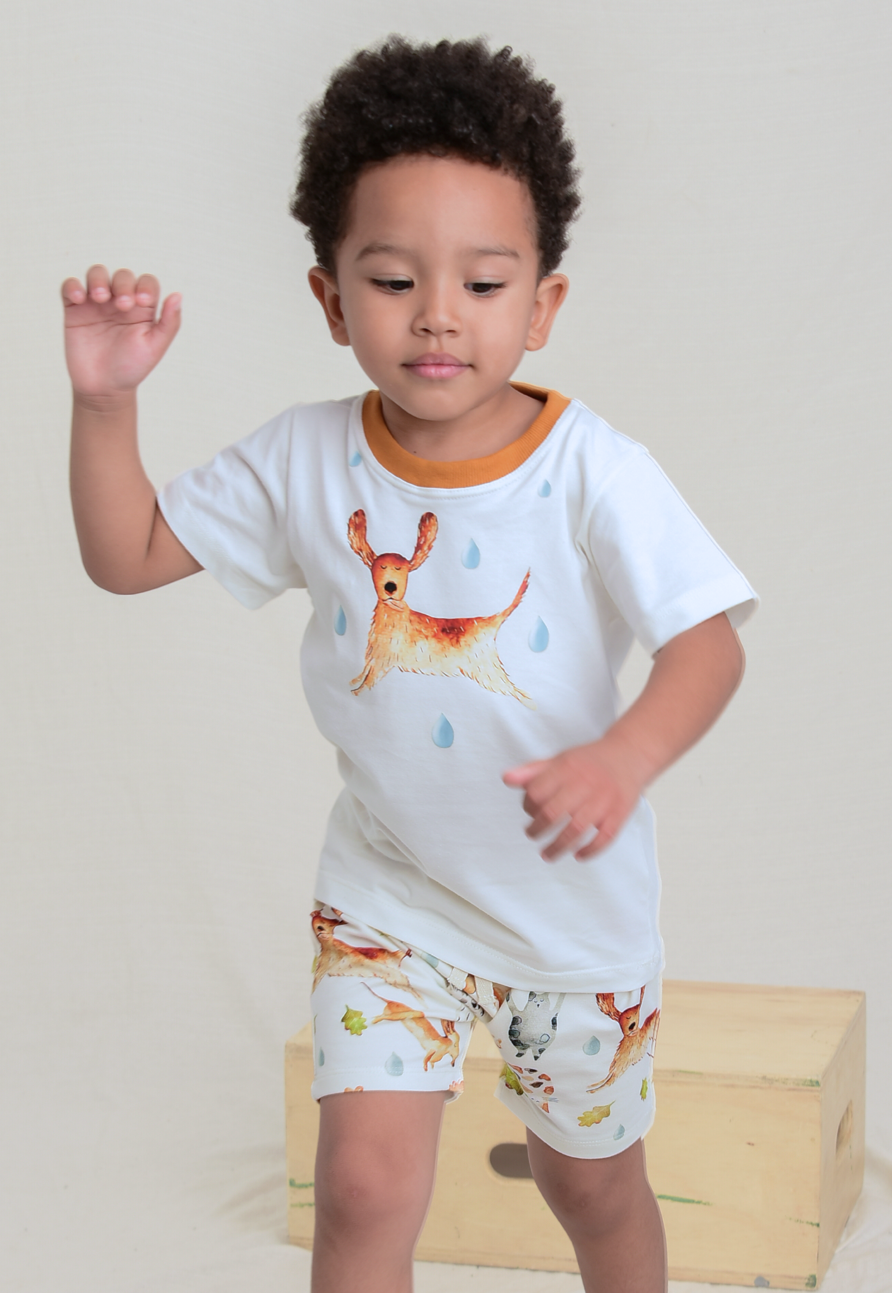 Shorts Infantil Estampa Pets