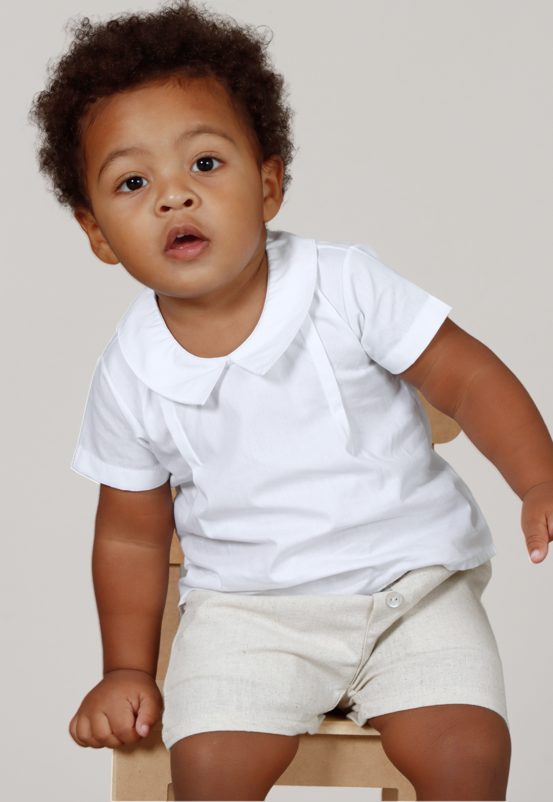 Shorts Infantil Linho