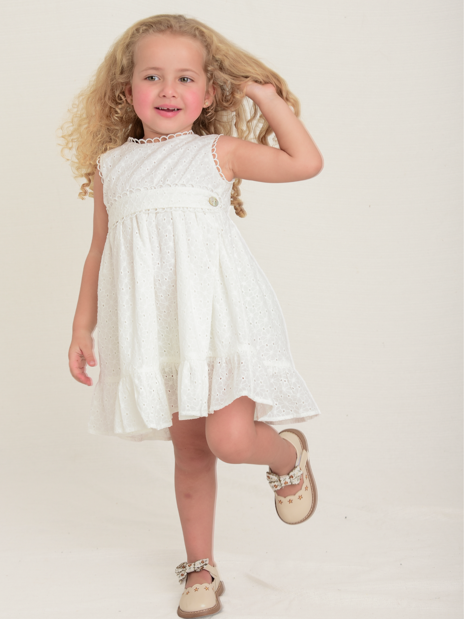 Vestido Laise Faixa Cintura - Loja Minicute