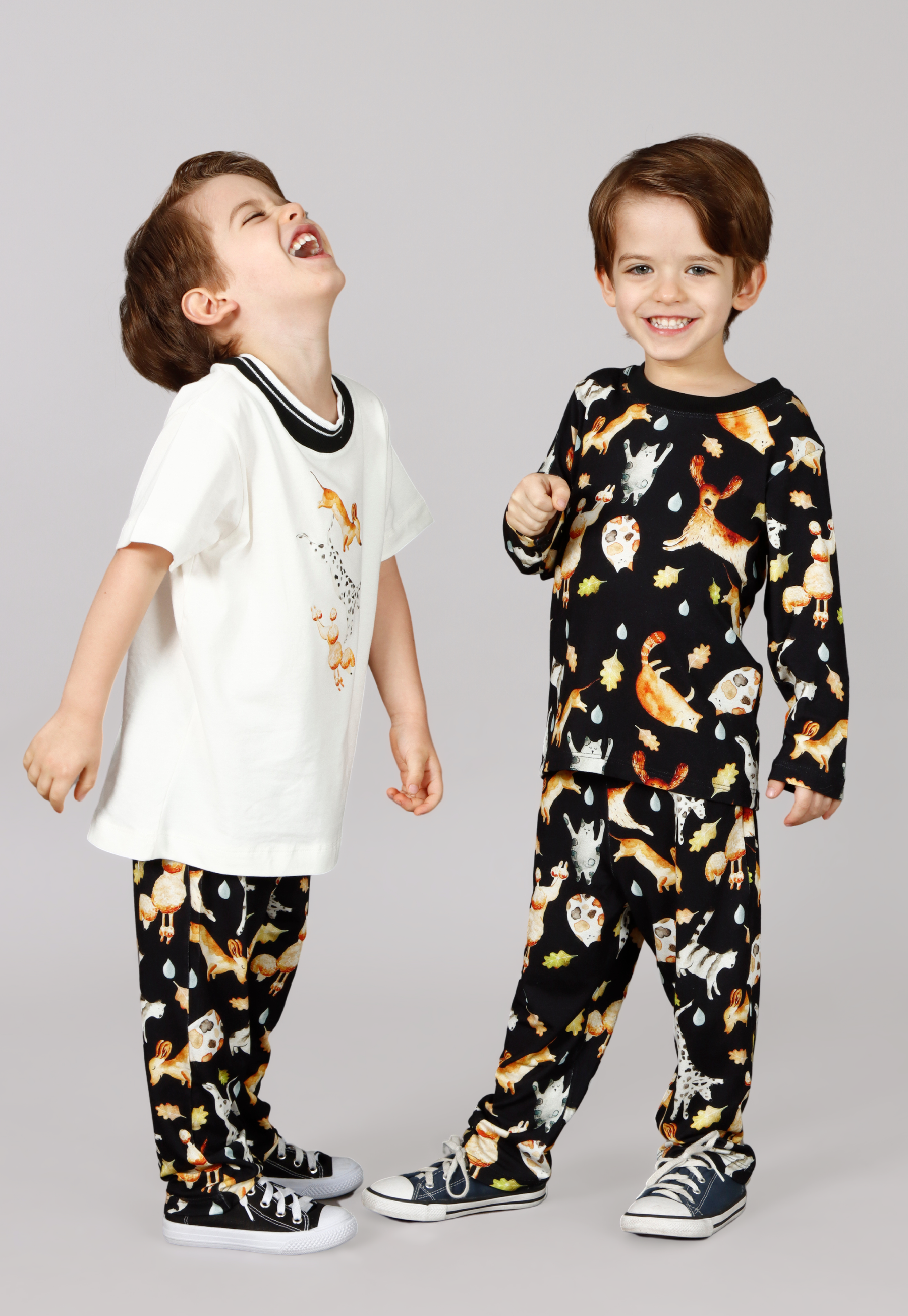 Camiseta Infantil M.Longa Estampada