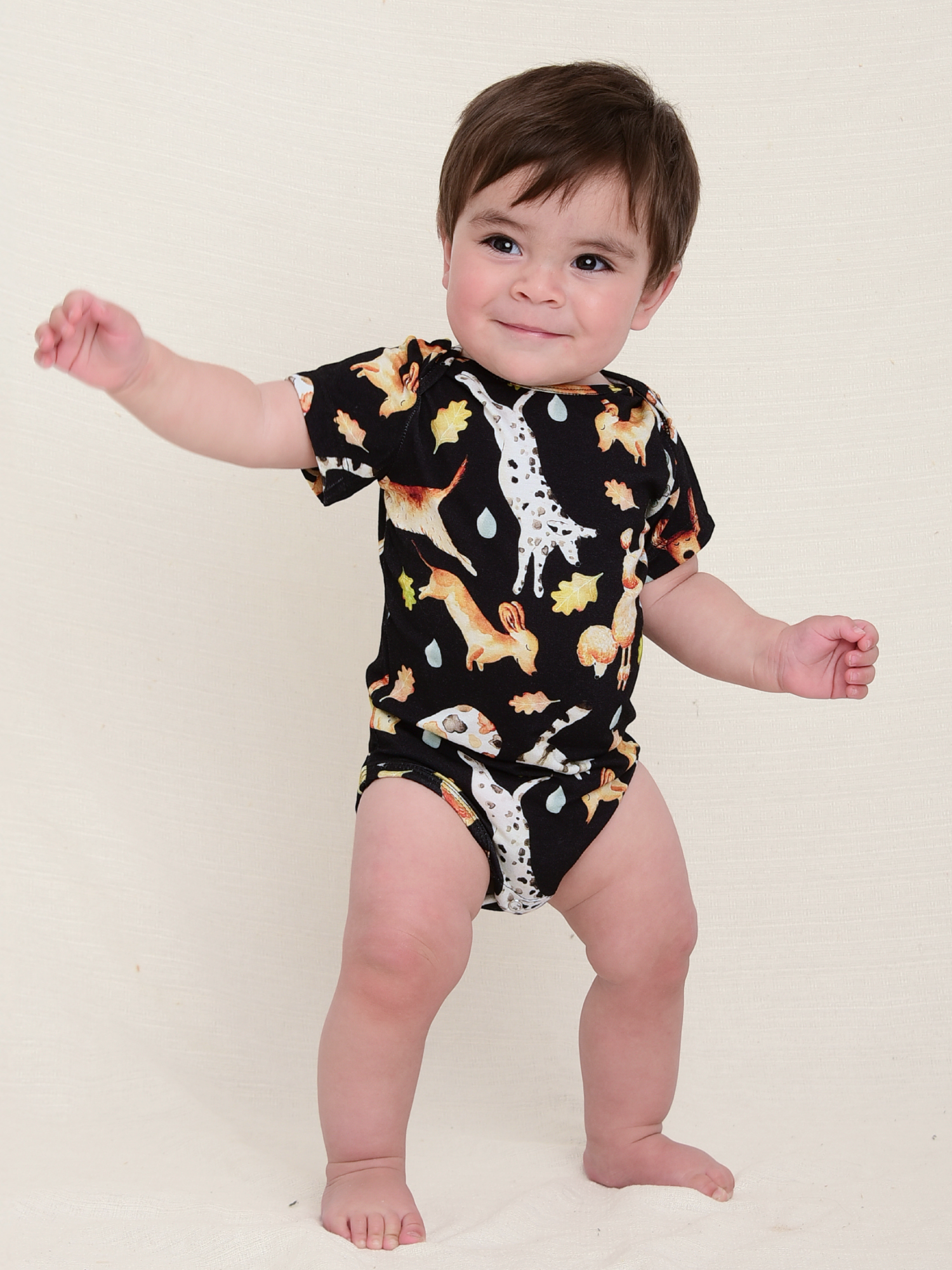 Body Infantil Estampa Cachorrinhos - Loja Minicute