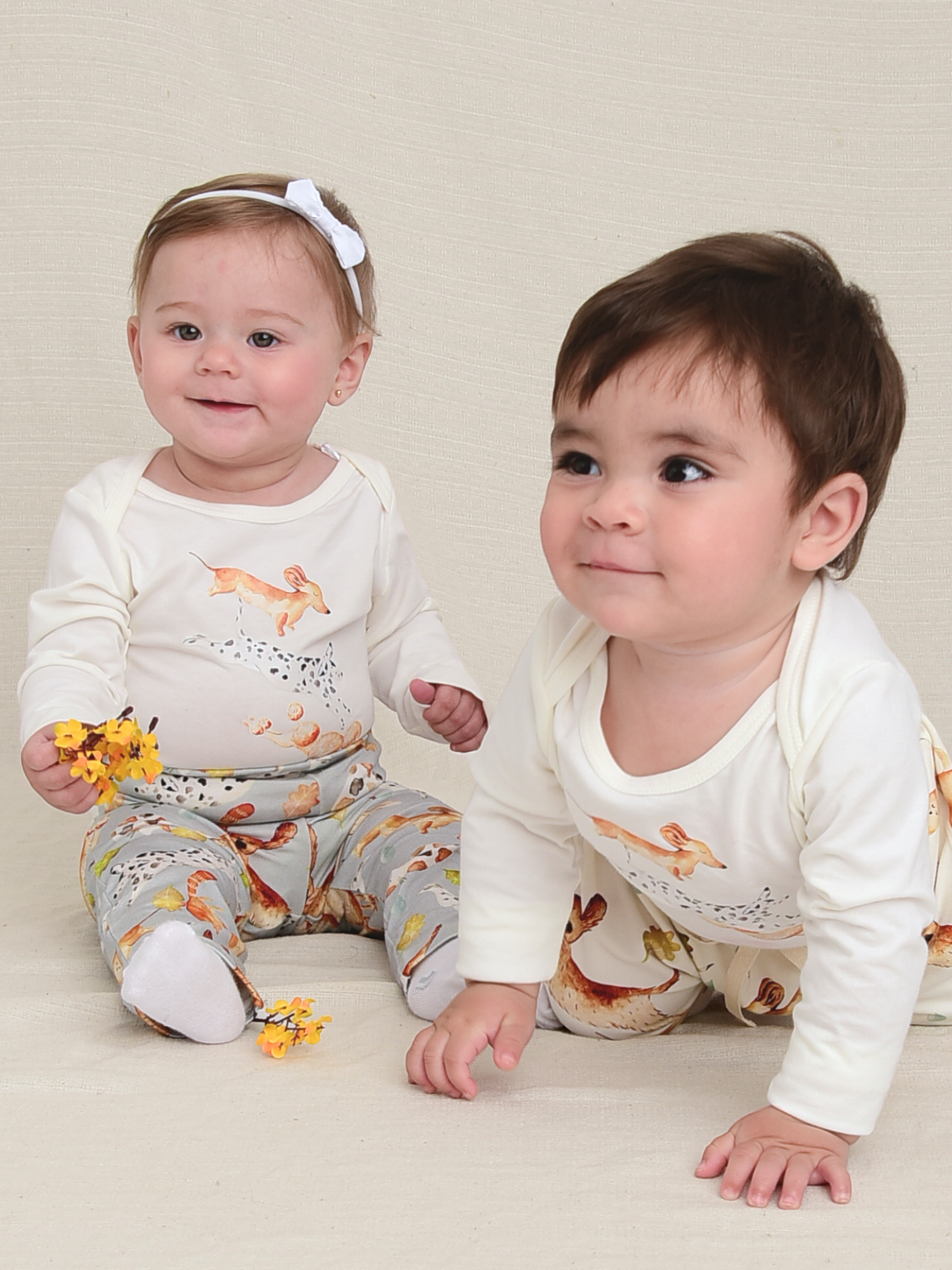 Body M.Longa Cachorrinhos - Loja Minicute