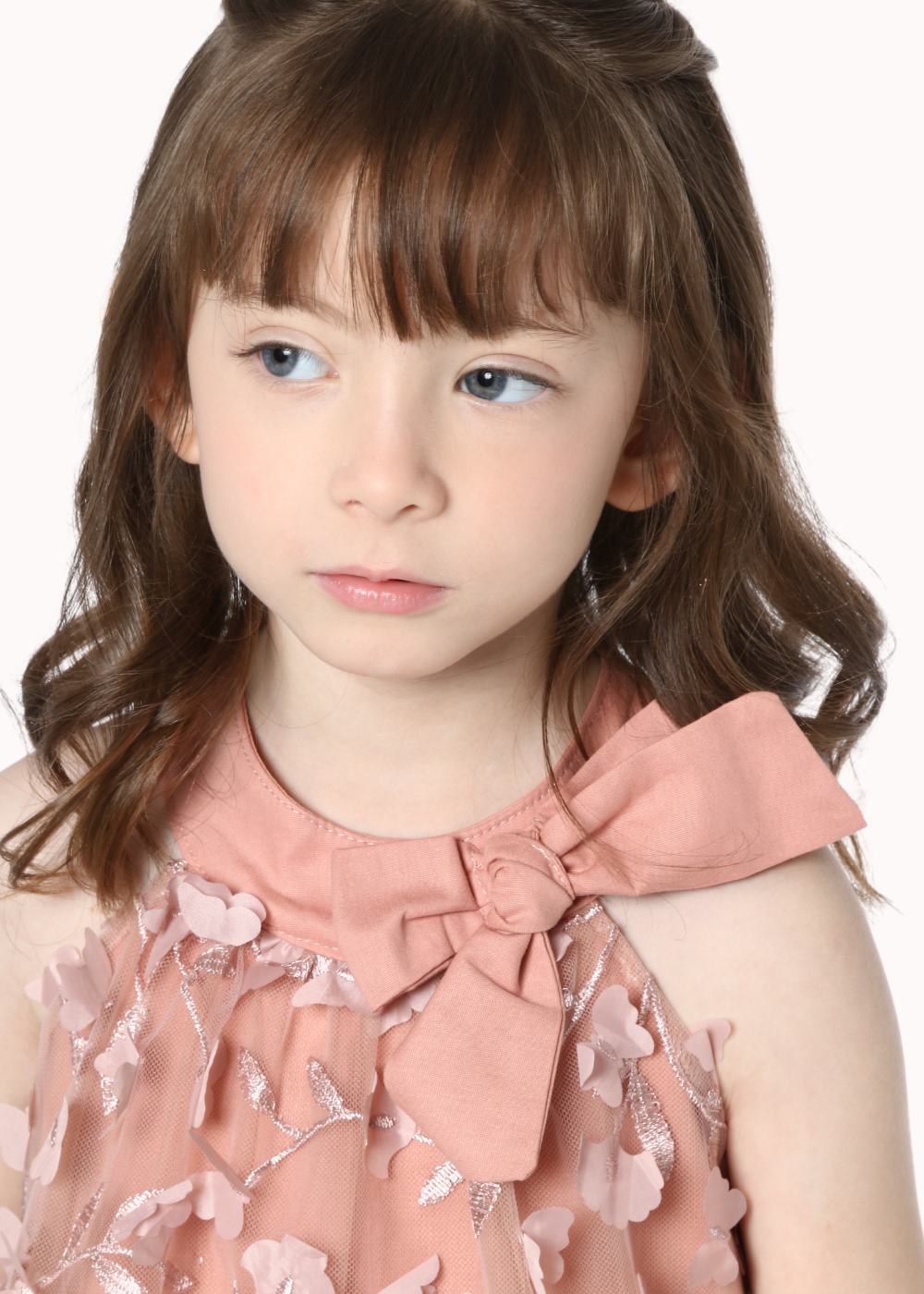 Vestido Tule 3D Nude - Loja Minicute