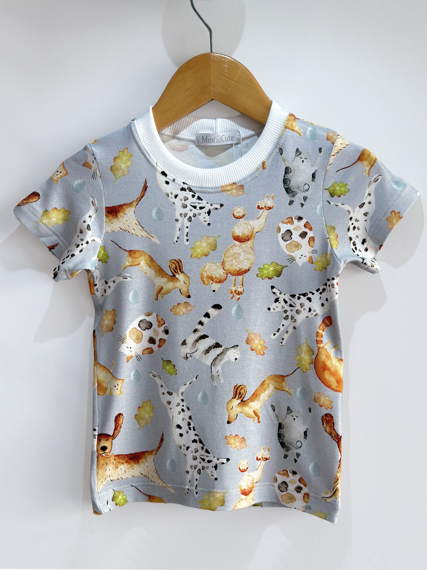 Camiseta Chuva Pets Azul - Loja Minicute