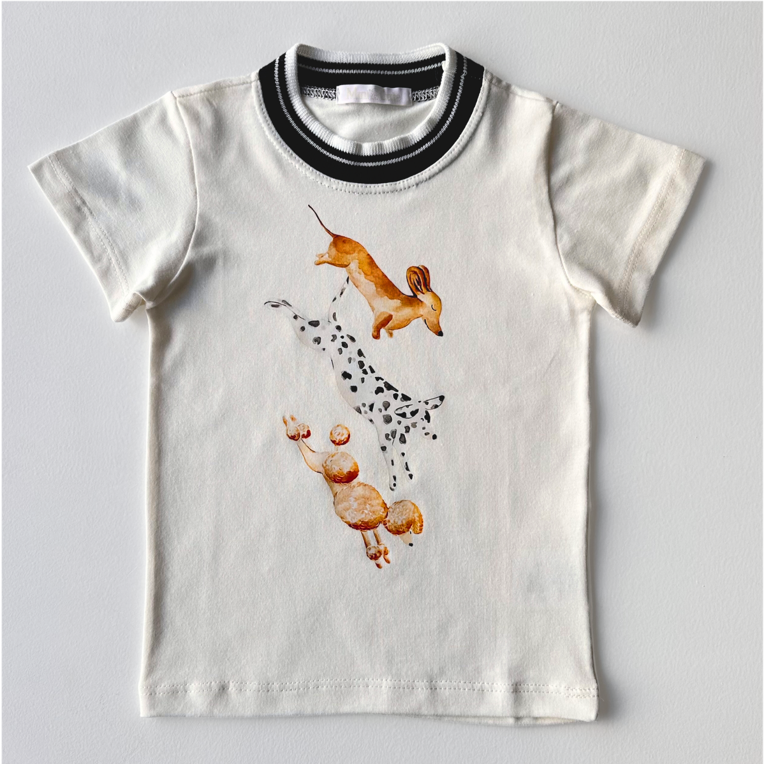 Camiseta Manga Curta Trio Pets - Loja Minicute