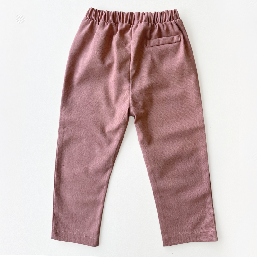 Calça Infantil Linho Cacau - Loja Minicute