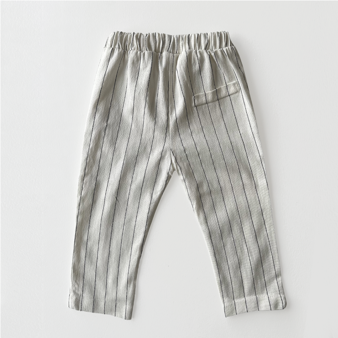 Calça Infantil Linho Listrada - Loja Minicute