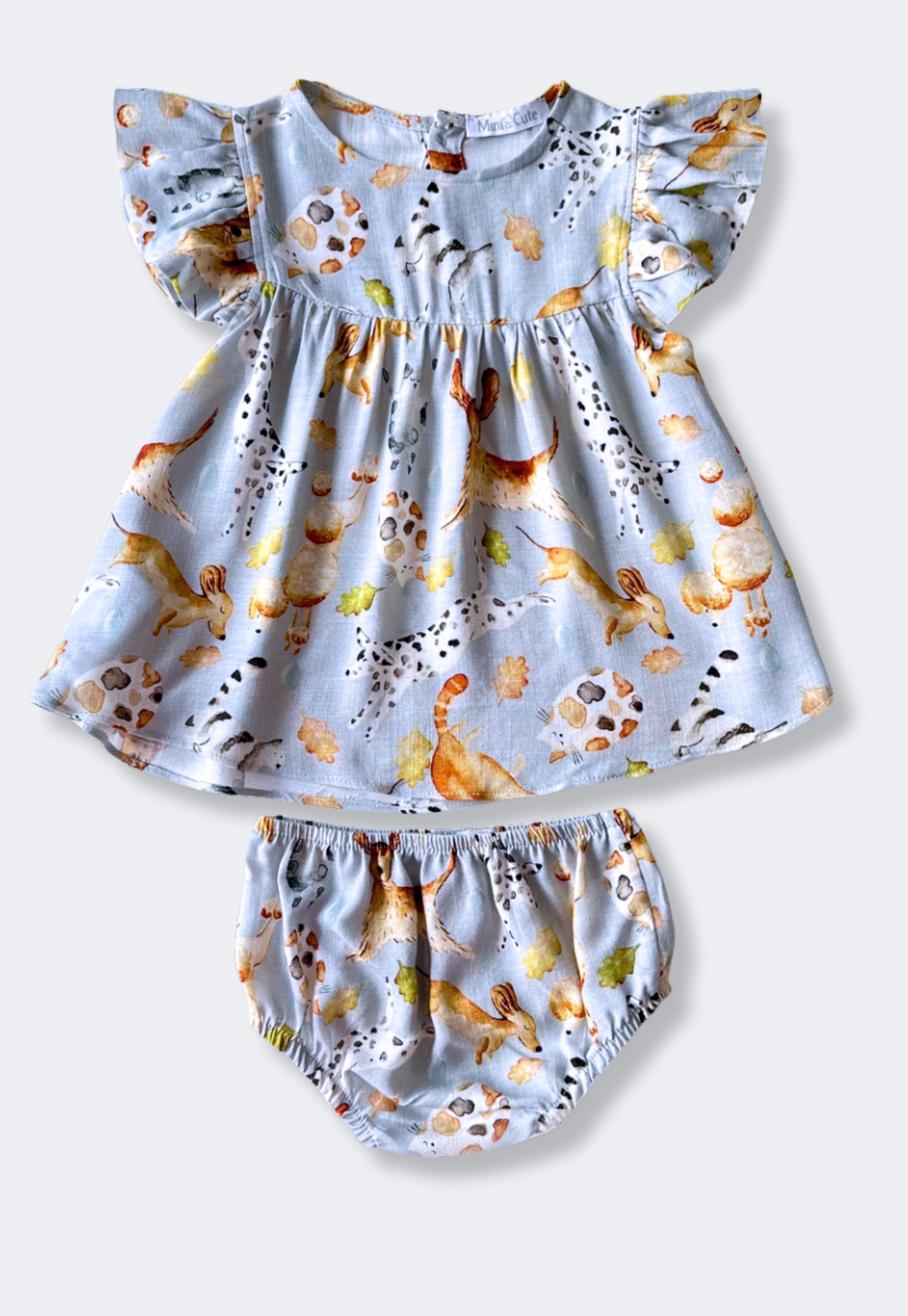 Conjunto Infantil Tapa Fralda Pets