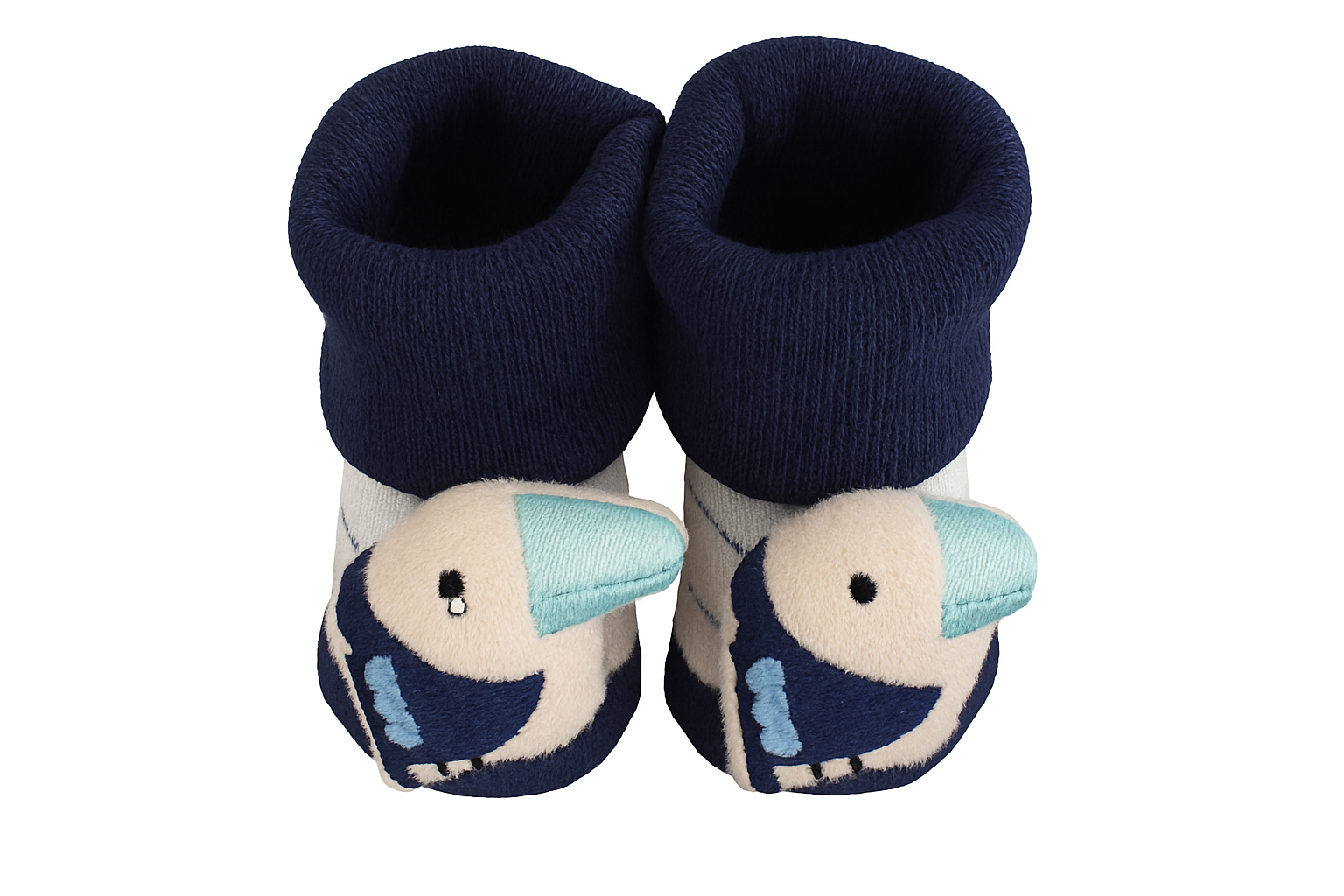 Sapatinho Tricot Arara Azul Marinho