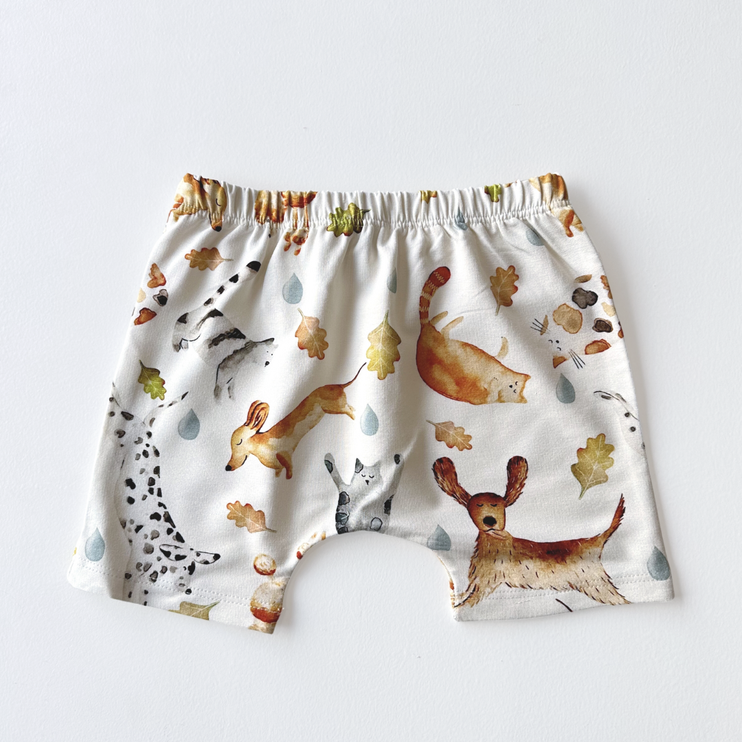 Shorts Infantil Estampa Pets - Loja Minicute