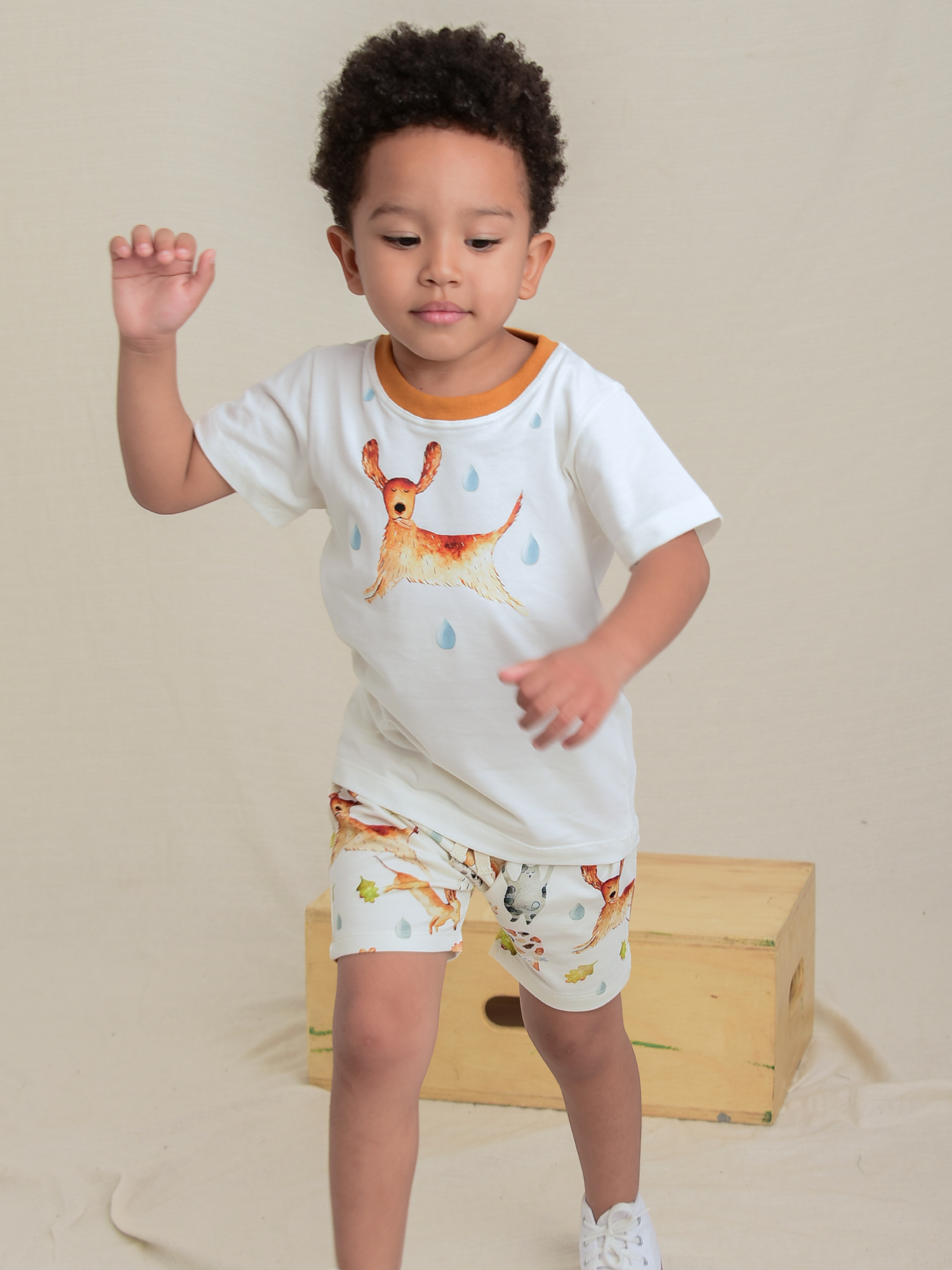 Shorts Infantil Estampa Pets - Loja Minicute