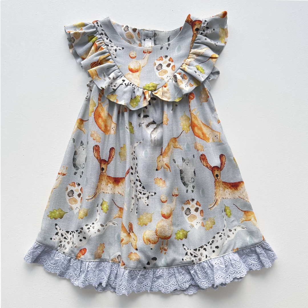 Vestido Infantil Chuva Pets - Loja Minicute