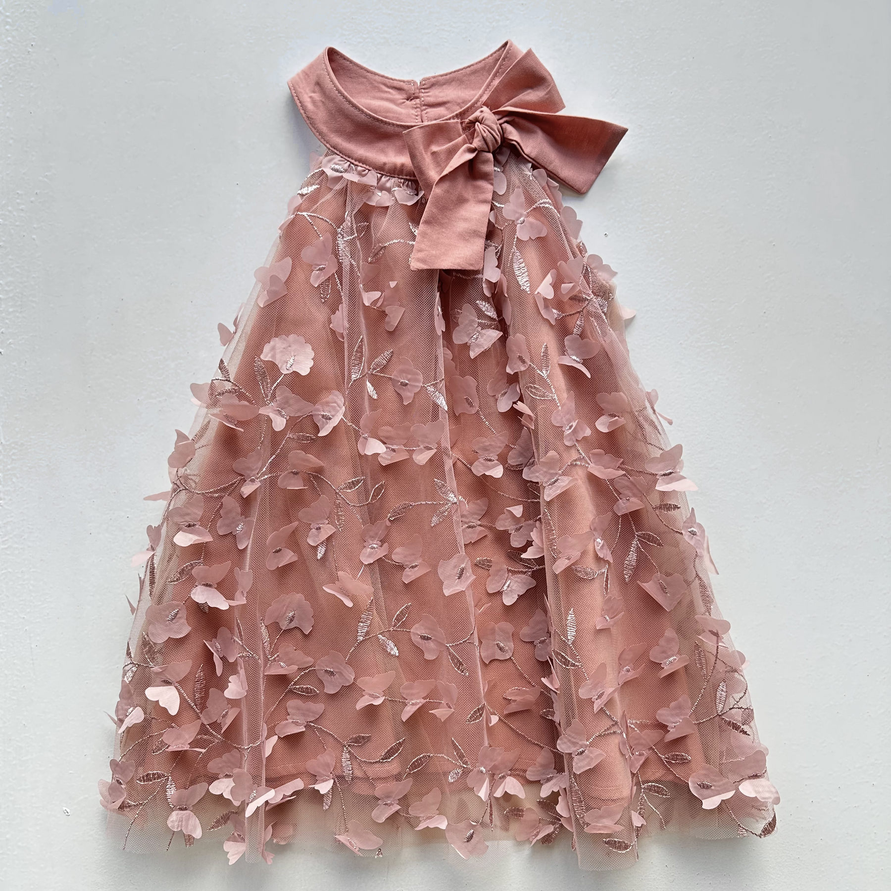 Vestido Tule 3D Nude - Loja Minicute