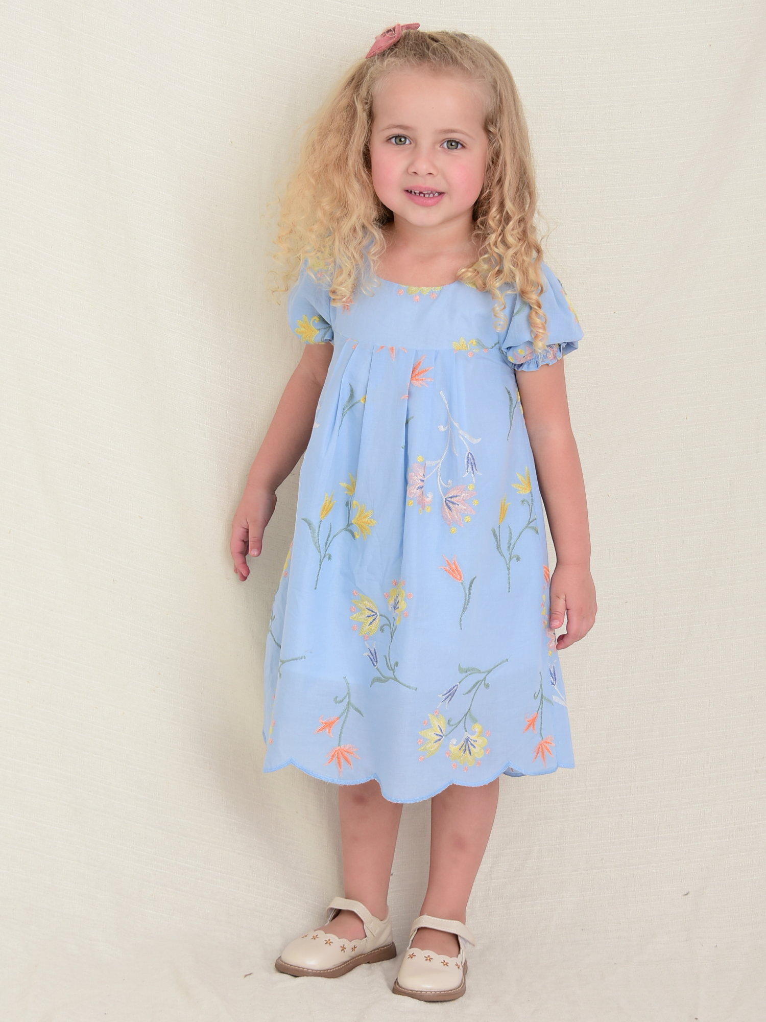 Vestido Voil Floral - Loja Minicute