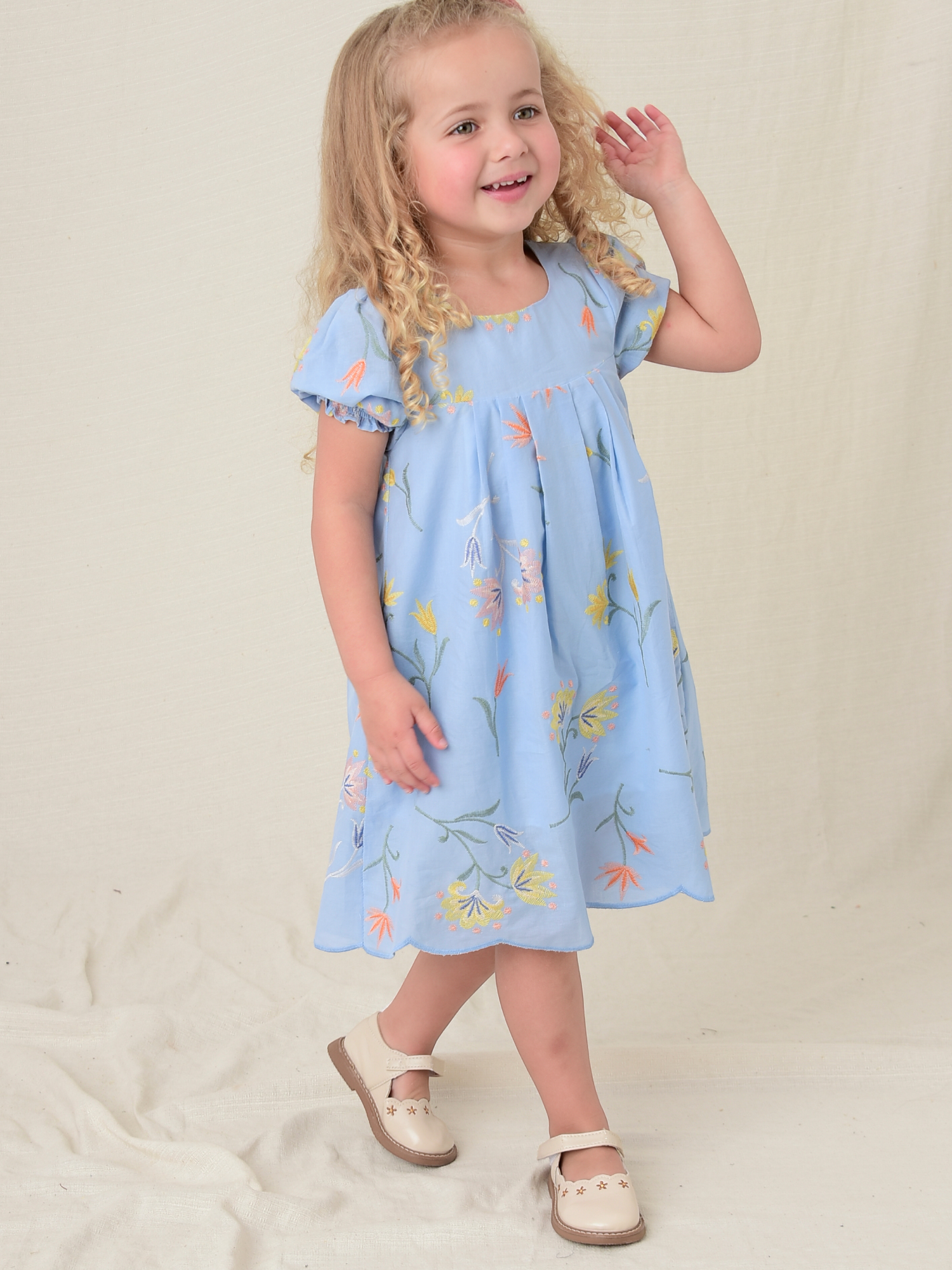 Vestido Voil Floral - Loja Minicute