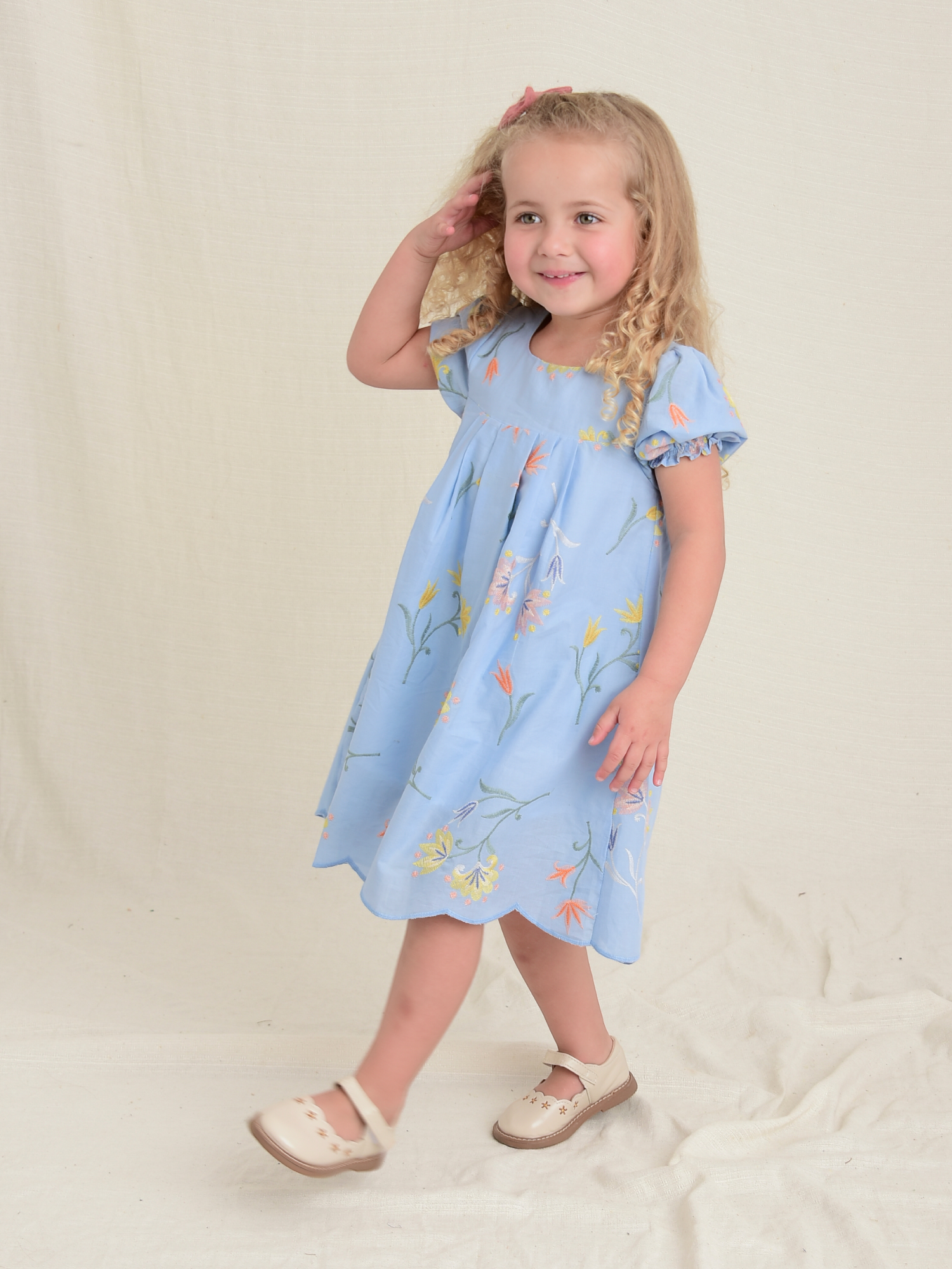 Vestido Voil Floral - Loja Minicute