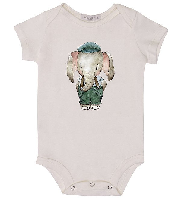 Body Bebê Elefante - Loja Minicute