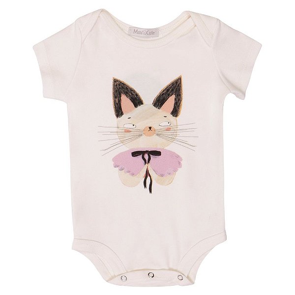 Body Bebê Gata Bigode - Loja Minicute