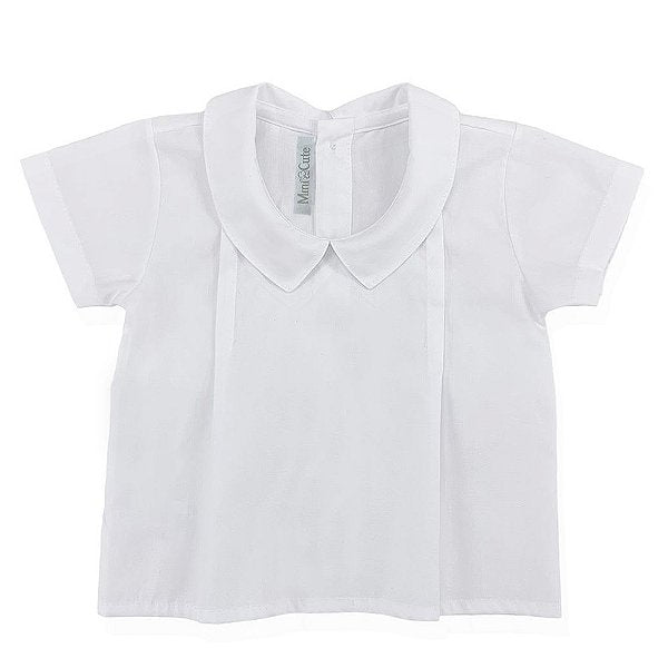 Camisa Infantil Gola Manga Curta - Loja Minicute