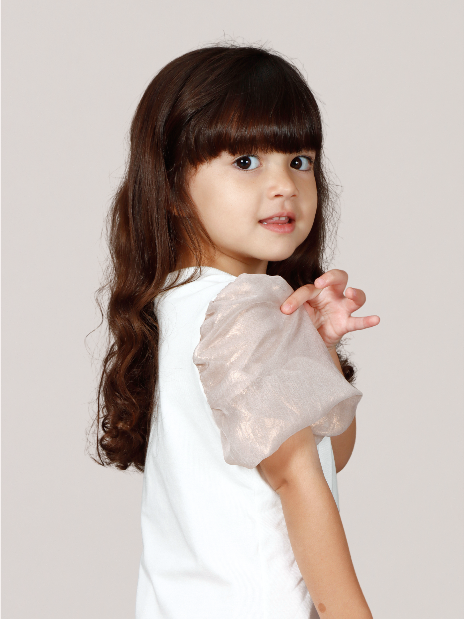 Blusa Menina Manga Princesa - Loja Minicute