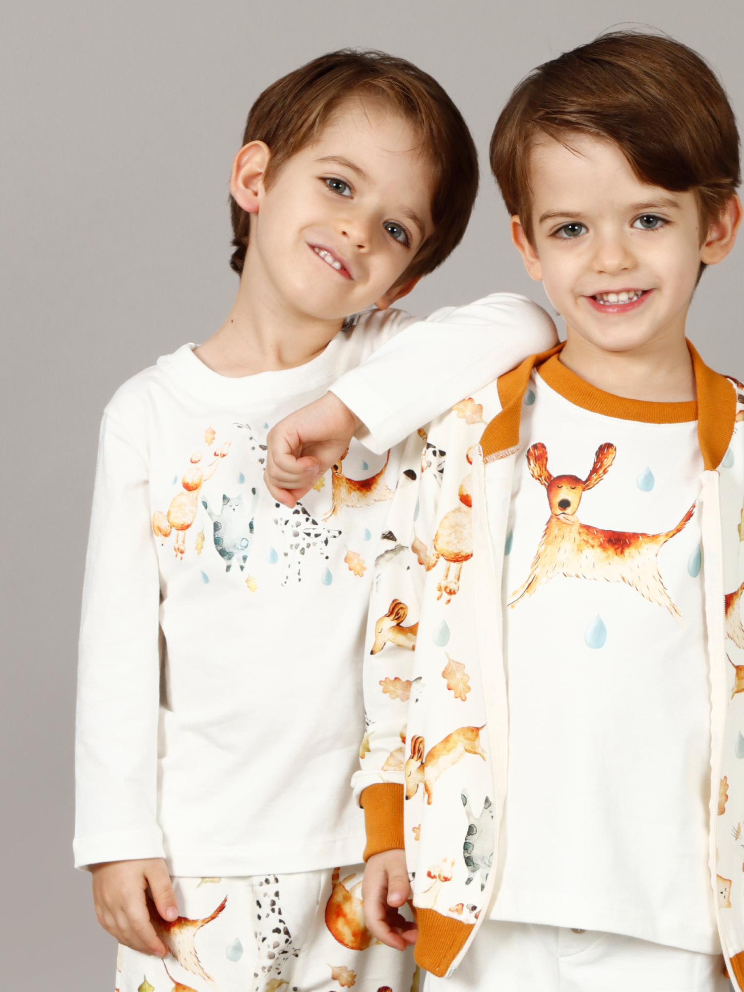 Camiseta Infantil M.Longa Cachorrinhos - Loja Minicute
