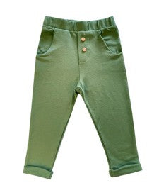 Calça Infantil Bolso Verde - Loja Minicute
