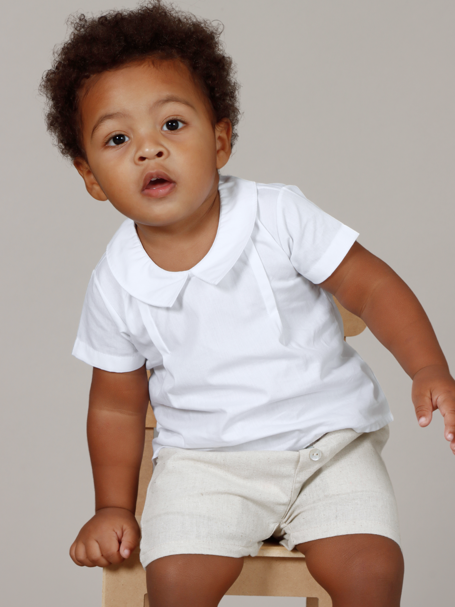 Camisa Infantil Gola Manga Curta - Loja Minicute