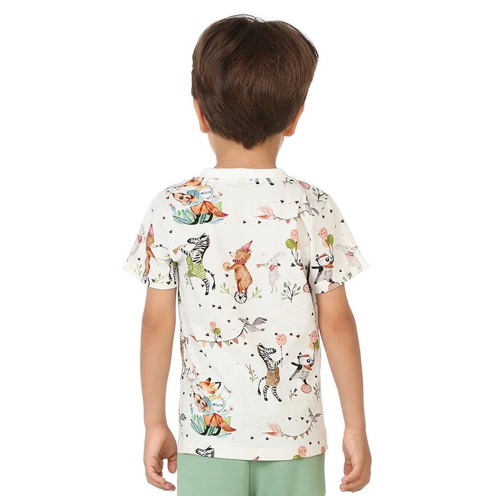 Camiseta Infantil Estampada Bandinha - Loja Minicute