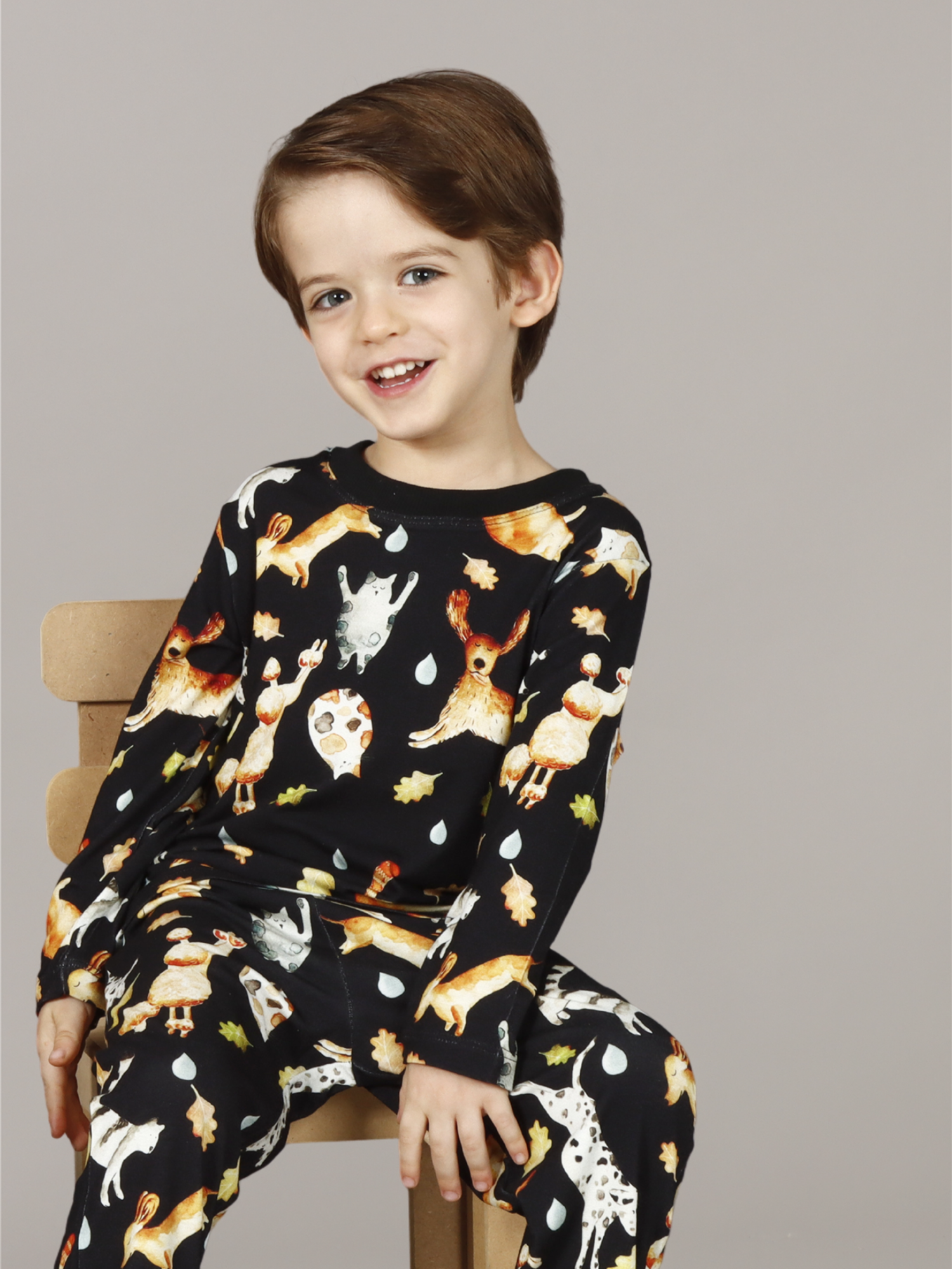 Camiseta Infantil M.Longa Estampada - Loja Minicute