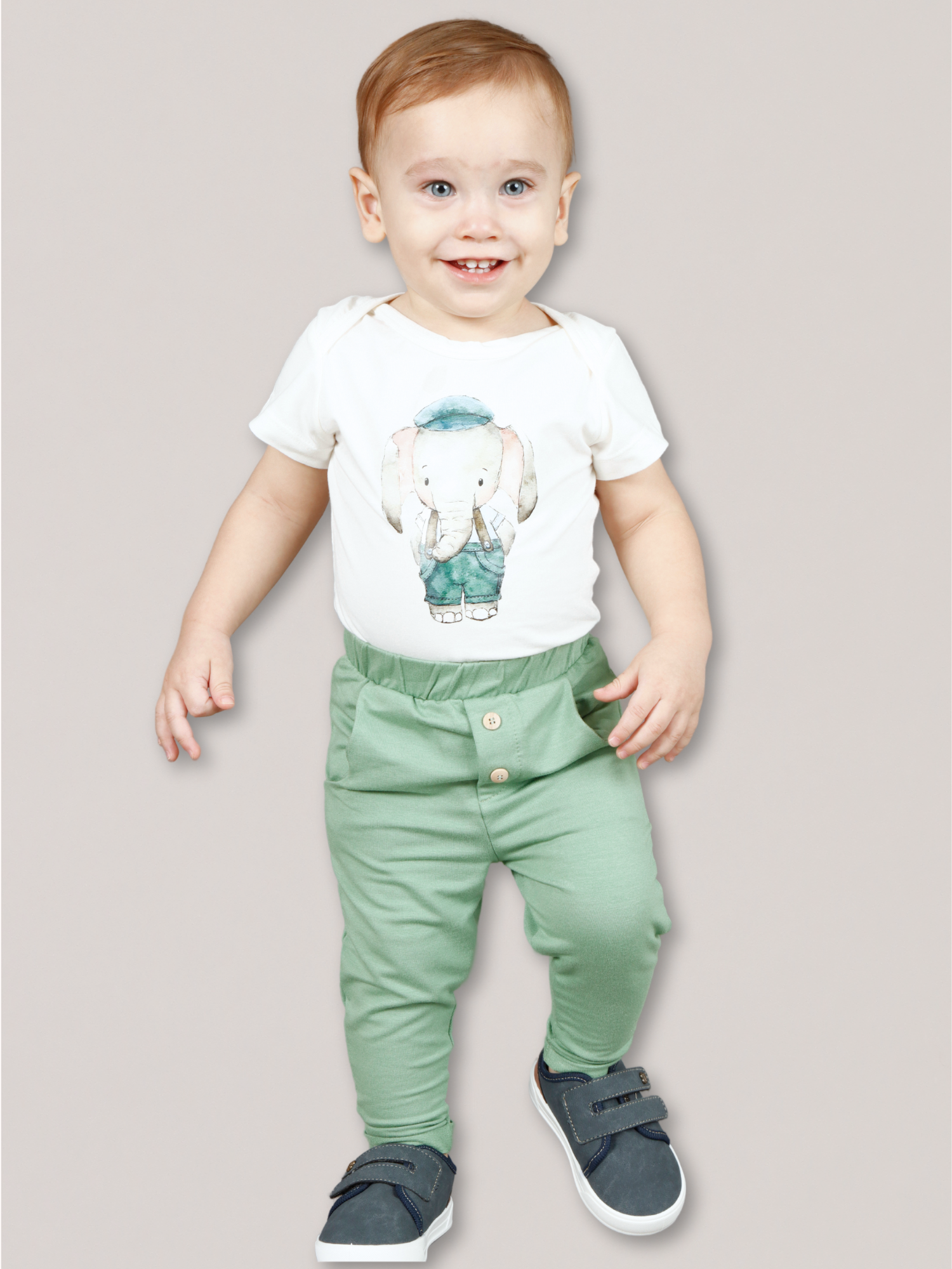 Calça Infantil Bolso Verde - Loja Minicute