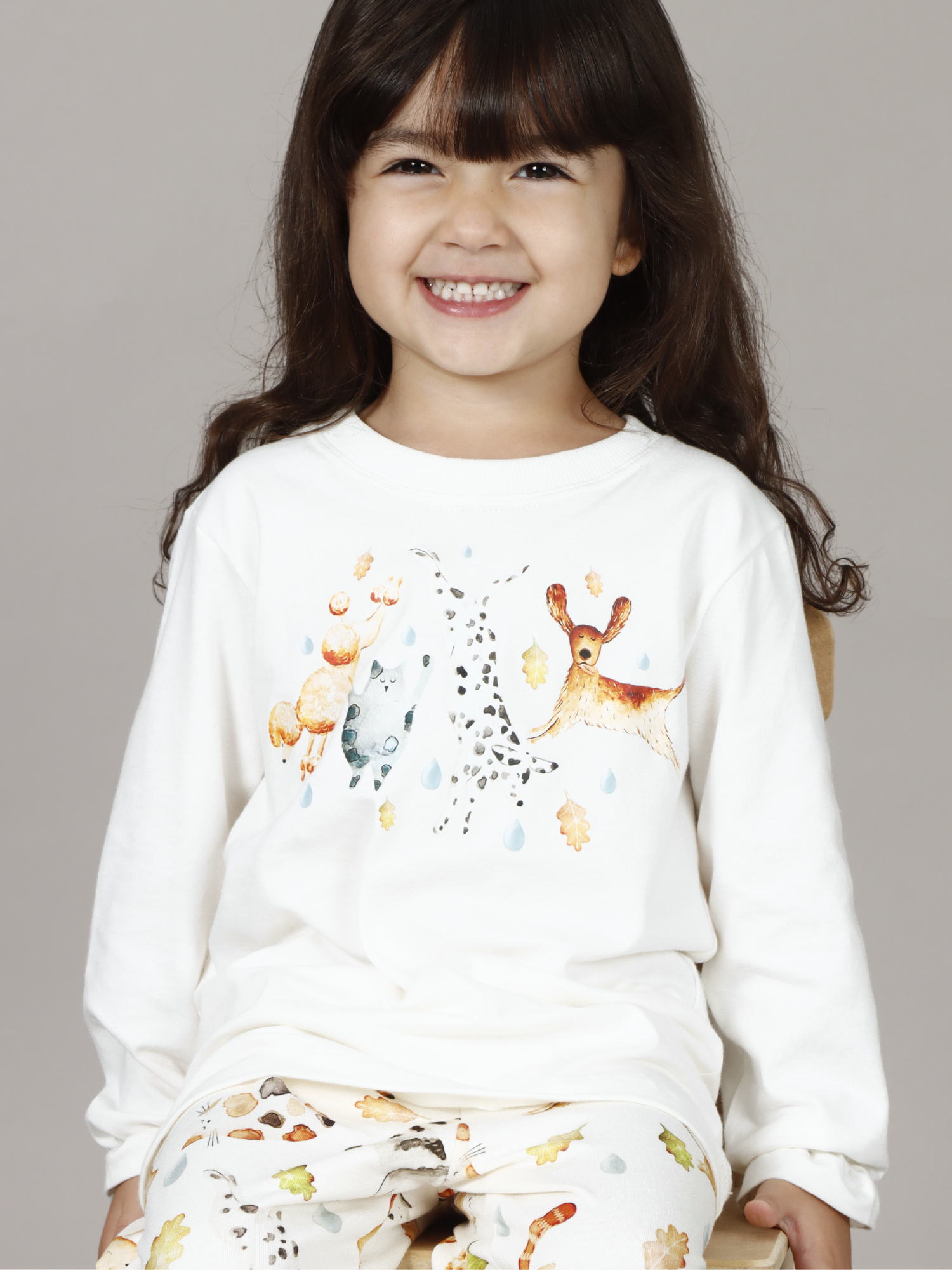 Camiseta Infantil M.Longa Cachorrinhos - Loja Minicute