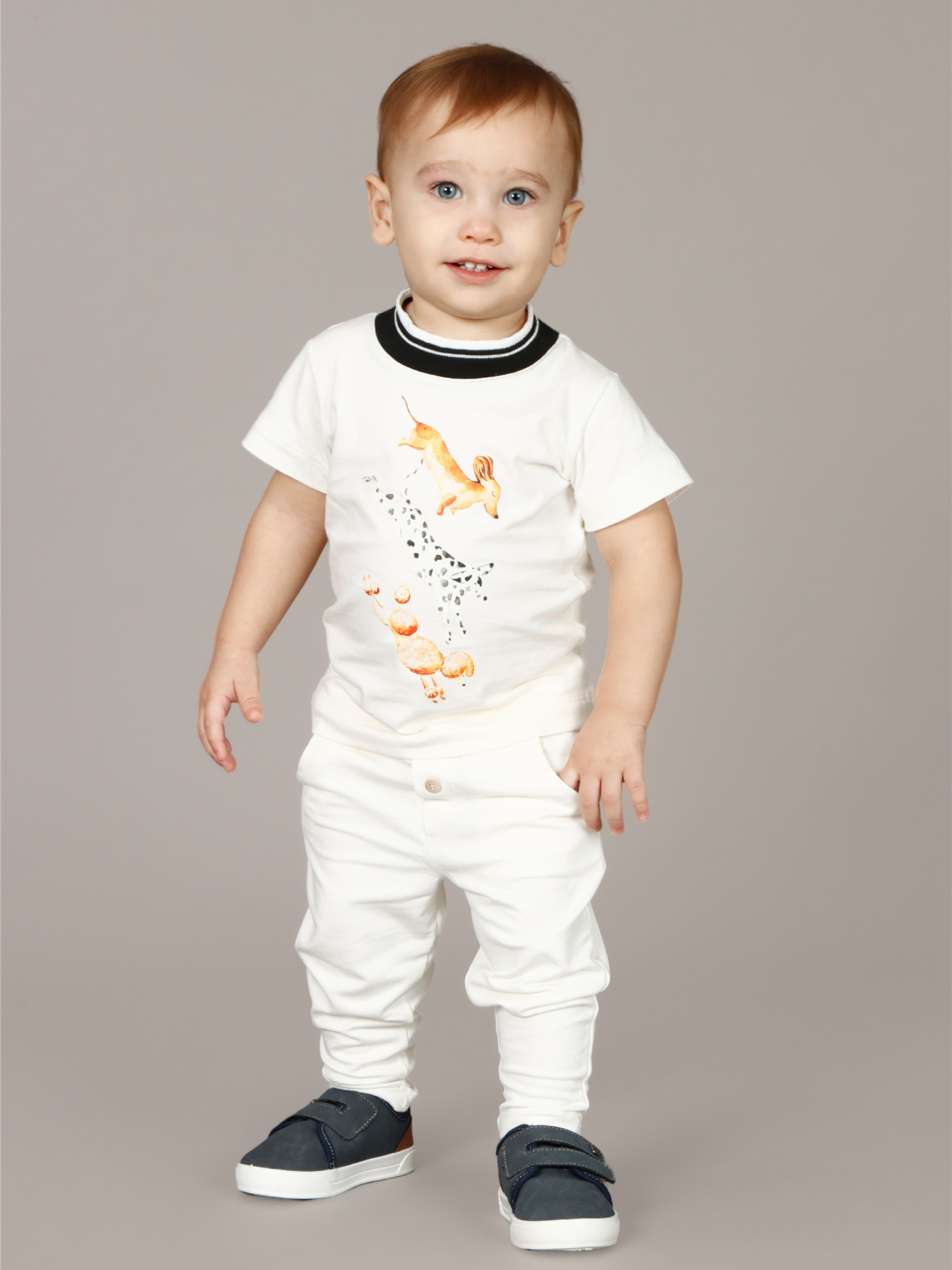 Camiseta Manga Curta Trio Pets - Loja Minicute