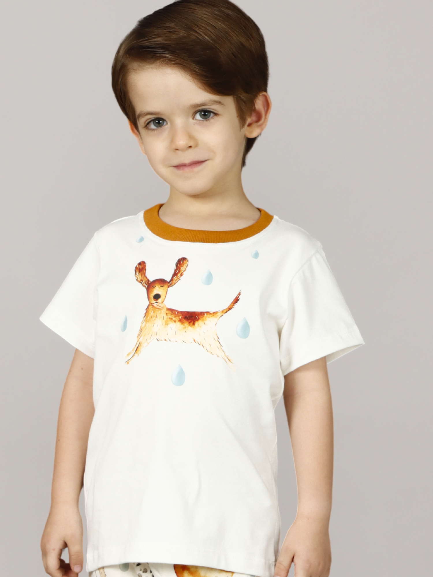 Camiseta Manga Curta Cachorrinho - Loja Minicute