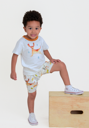 Shorts Infantil Estampa Pets