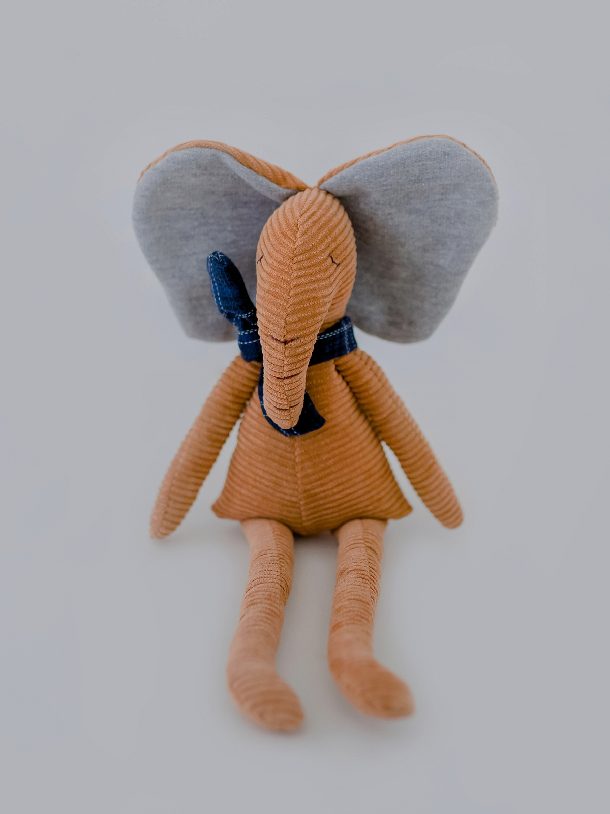 Doudou Elefante Cachecol Ocre