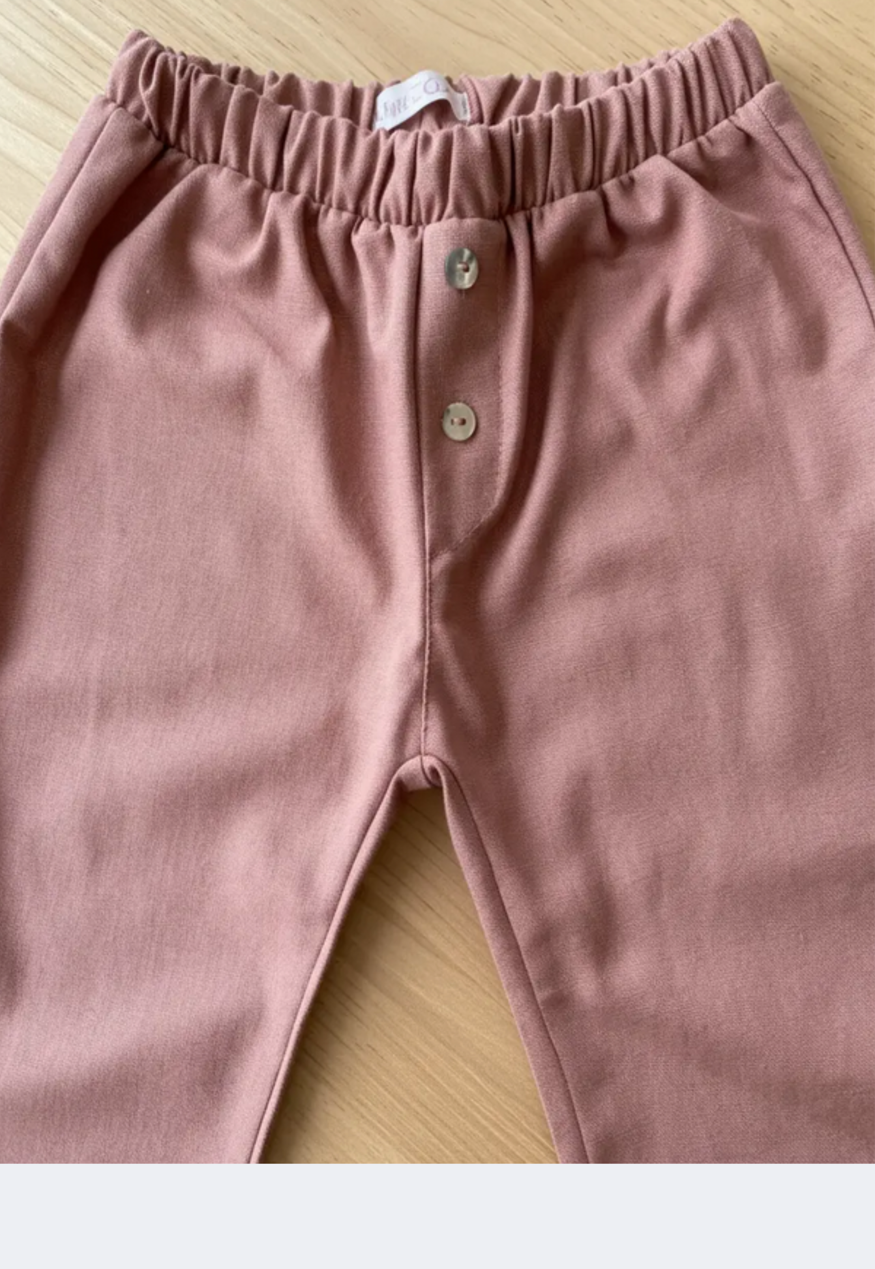 Calça Infantil Linho Classica Terra Cota