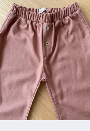 Calça Infantil Linho Classica Terra Cota