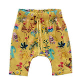 Shorts Estampado Amarelo