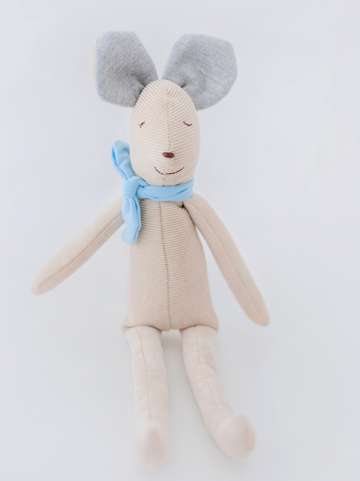 Doudou Rato Cachecol Bege - Loja Minicute