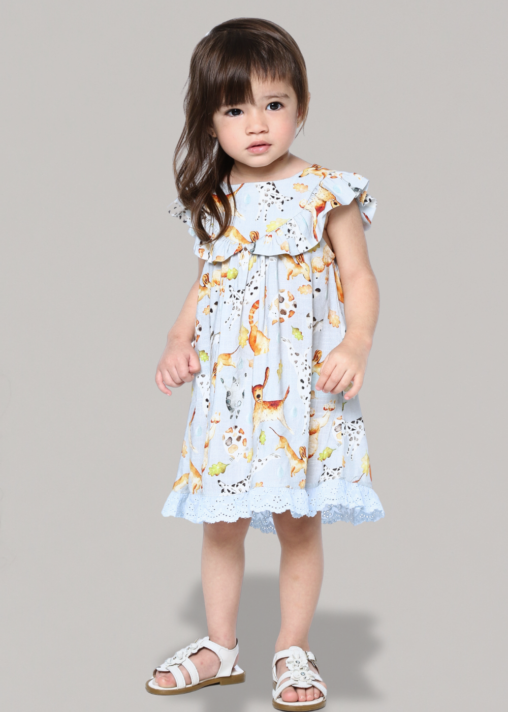 Vestido Infantil Chuva Pets