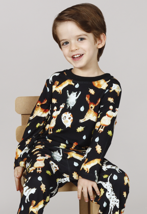 Camiseta Infantil M.Longa Estampada