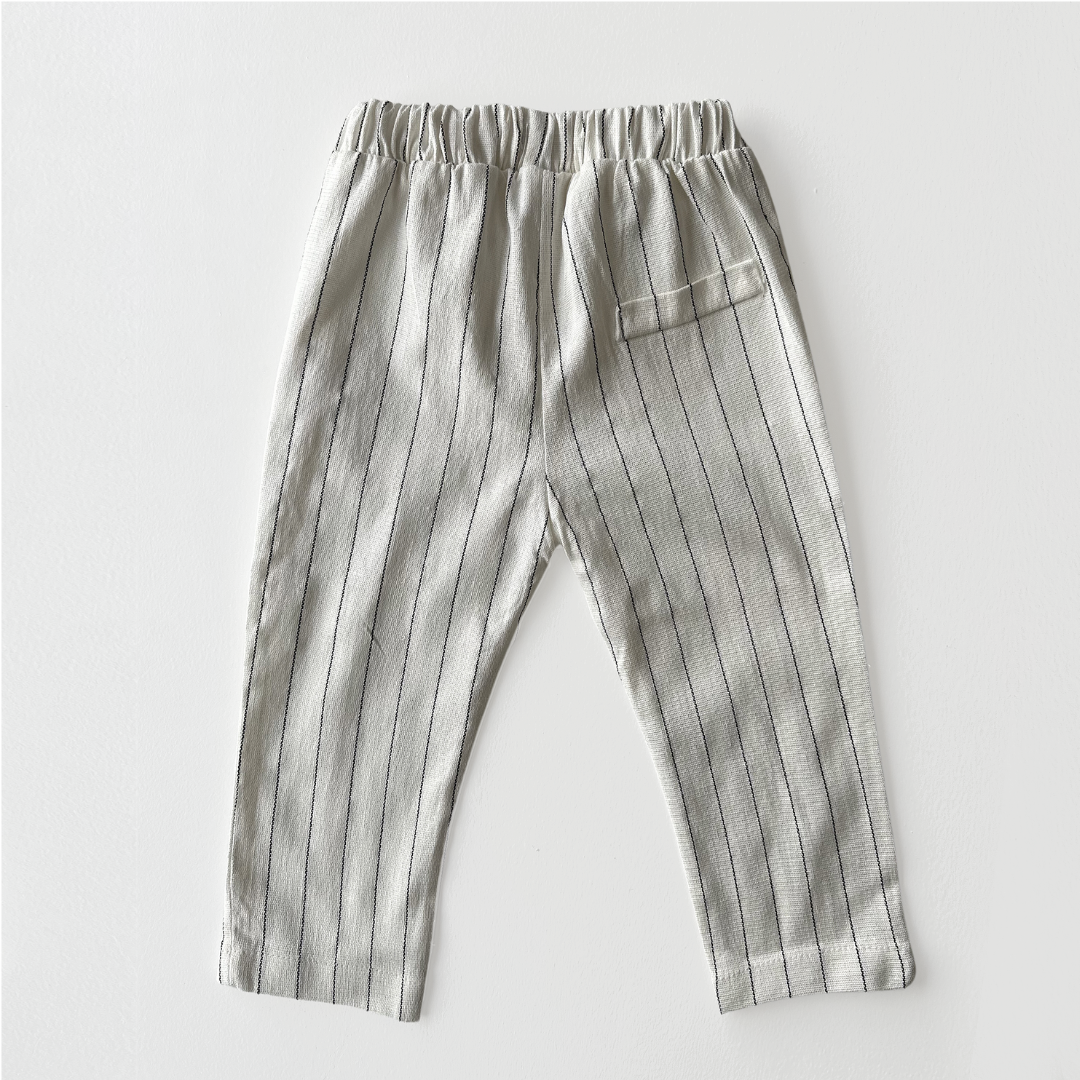 Calça Infantil Linho Listrada