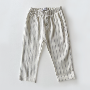 Calça Infantil Linho Listrada