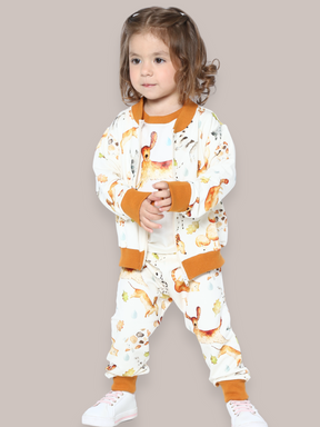 Jaqueta Bomber Infantil Estampada