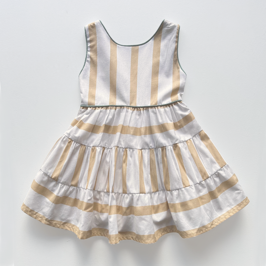 Vestido Infantil listrado