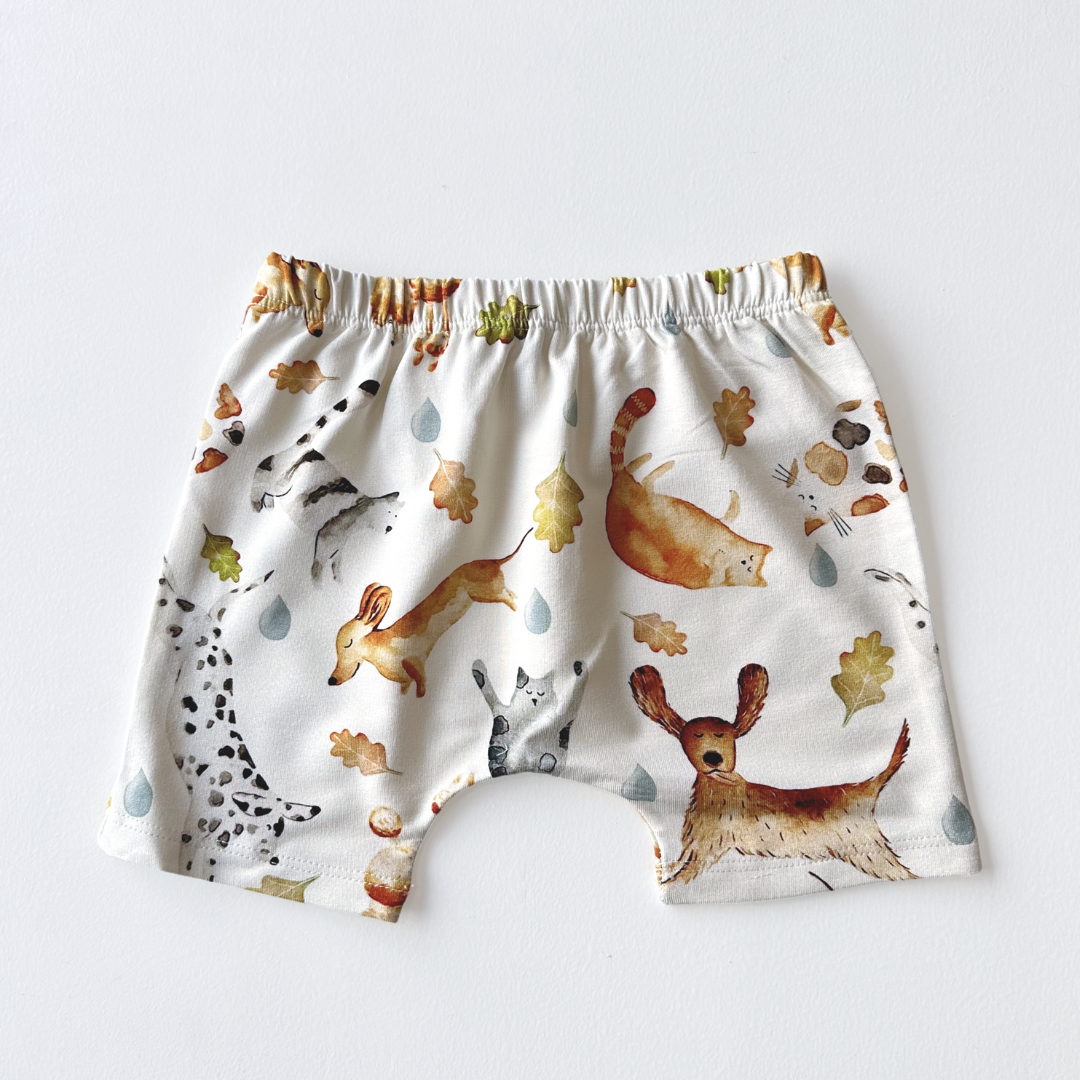 Shorts Infantil Estampa Pets