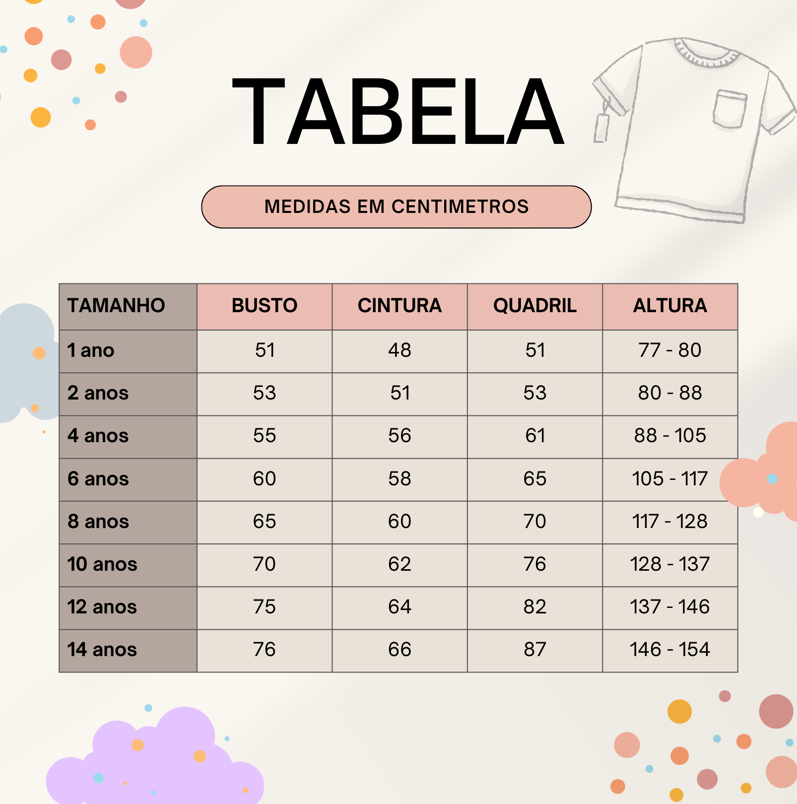 Camiseta Infantil M.Longa Estampada
