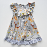 Vestido Infantil Chuva Pets