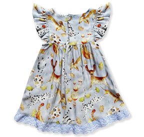 Vestido Infantil Chuva Pets